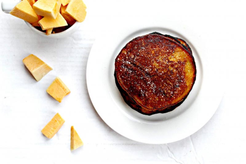 The Best Whole Wheat Pumpkin Pancake Recipe - Foodiezflavor.com