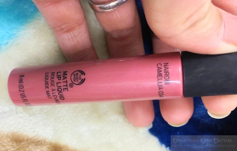 The Body Shop Matte Lip Liquid In "Nairobi Camellia" Review | Everything-That Matters