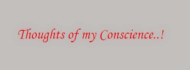 Thoughts Of My Conscience!