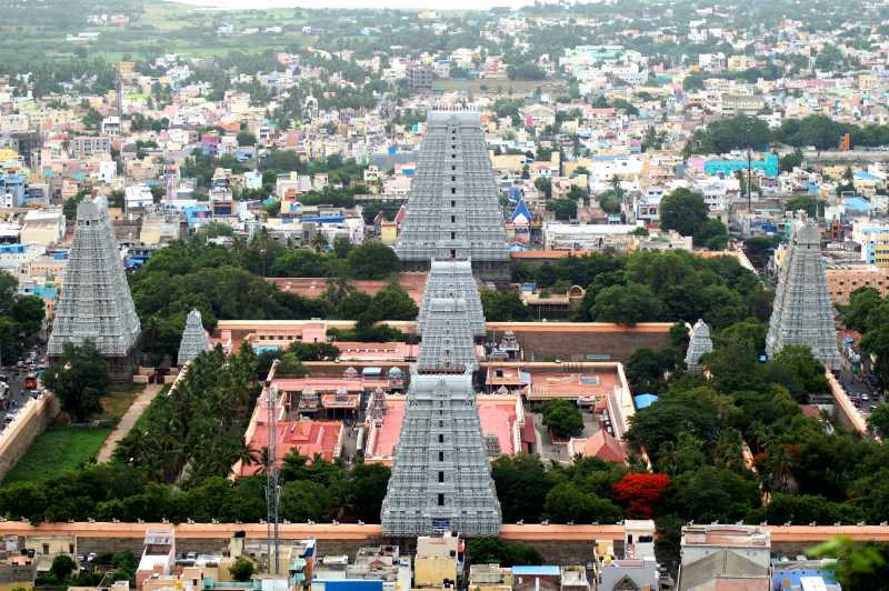 Tiruvannamalai Chronicles-Annamalaiyar Temple From Arunachala Hill