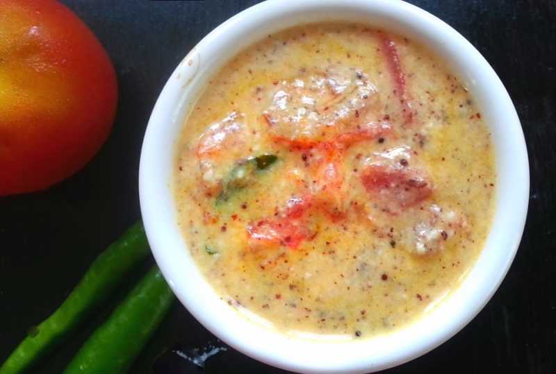 Tomato Raita Recipe, How To Make Tomato Raita - Krishrecipes