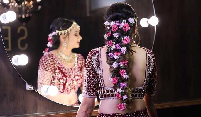 Trending Floral Braids This Wedding Season! | Weddingplz