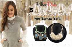 Uberdiva - 5 Floral Necklaces to Spice-Up Your Boring Winter-Outfits!