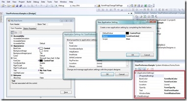 User Preference Using Application Settings