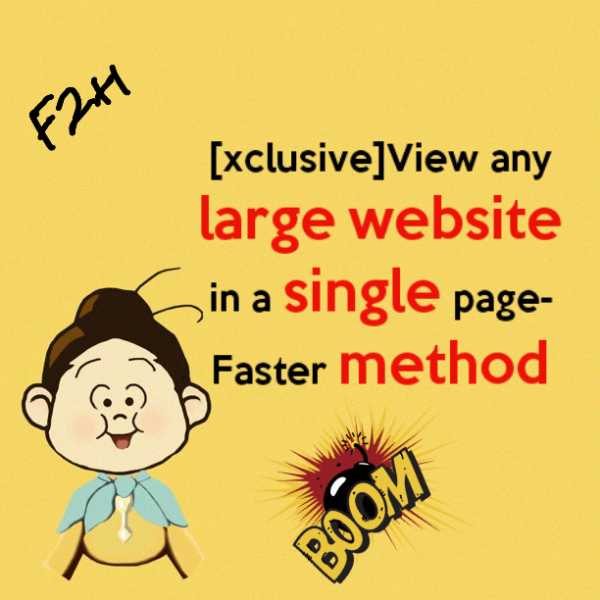 View Any Large Website In A Single Page