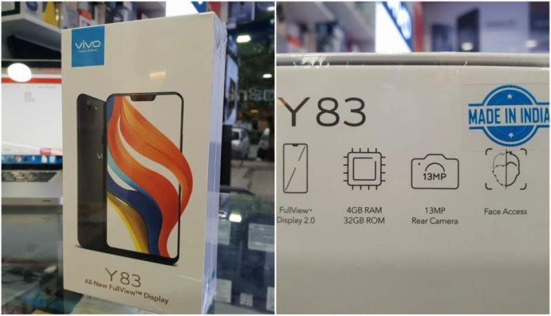 Vivo Y83 With Full View 2.0 Notch Display, Launched In India At Rs. 14,990