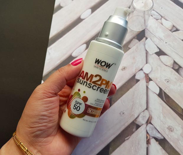 WOW AM2PM Sunscreen With SPF 50 Review - Indian Beauty Hub