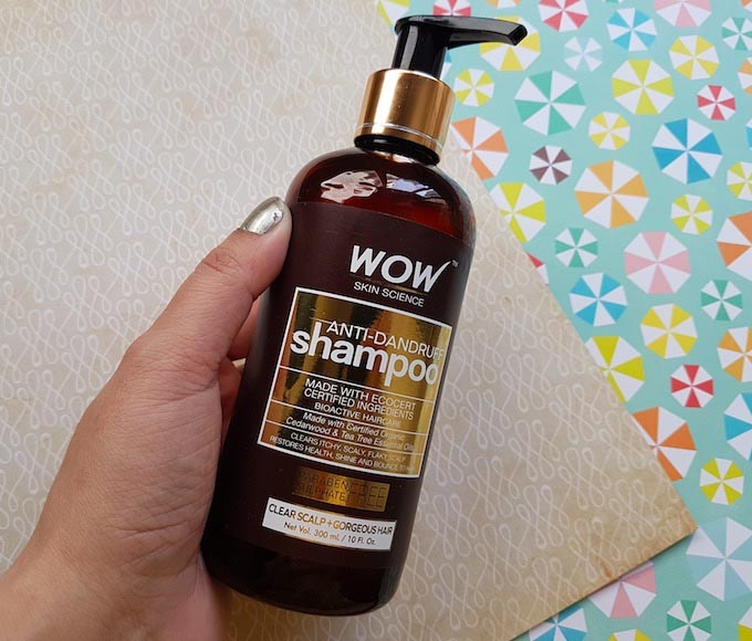 WOW Skin Science Anti-Dandruff Shampoo Review - Indian Beauty Hub