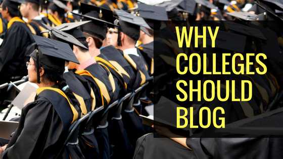 What Colleges Are Missing Out By Not Having A Blog?