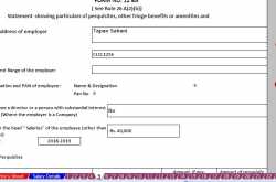 What is the Income Tax Form 12BA With Automated Income Tax Form 16 Part B with 12 BA for F.Y. 2018-19