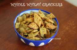 Whole wheat crackers