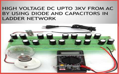 Working Principle Of High DC Voltage From AC In Voltage Multiplier Circuit