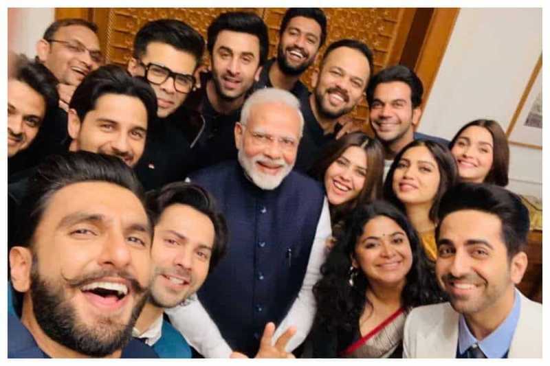 Young Bollywood Stars And PM Modi In Single Frame - Selfie Of The Year