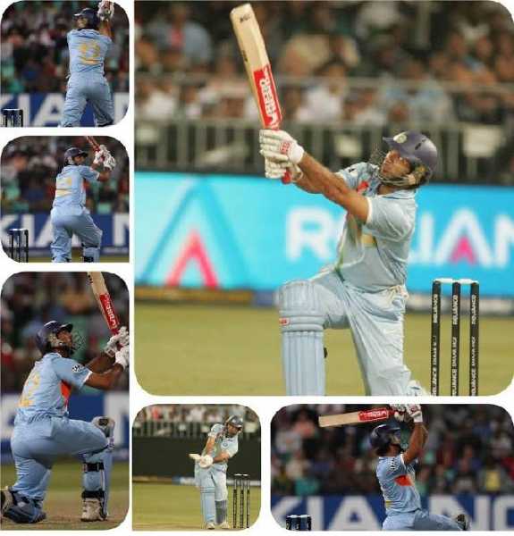 Yuvis 6-sixes Record Equalled