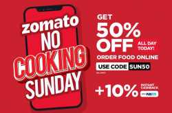 Zomato coupon codes - 50% off
