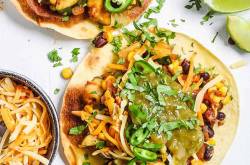 Easy Black Bean Tostadas