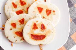 Halloween Jack-O-Lantern Quesadillas