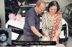 Kia USA Designer Gifts Mahindra BE6 to Parents