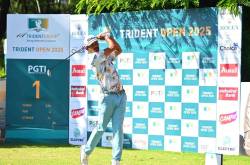 Local Lad Akshay Sharma Joins Manu Gandas In The Clubhouse Lead On Day Two Of Trident Open 2025