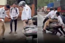 Mumbai Student Stops Cops For Not Wearing Helmet After He Was Fined By Same Cop