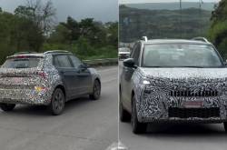 Upcoming Skoda Kushaq Facelift Seen Testing on Highway