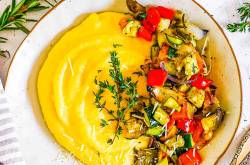 Vegetable Polenta With Parmesan