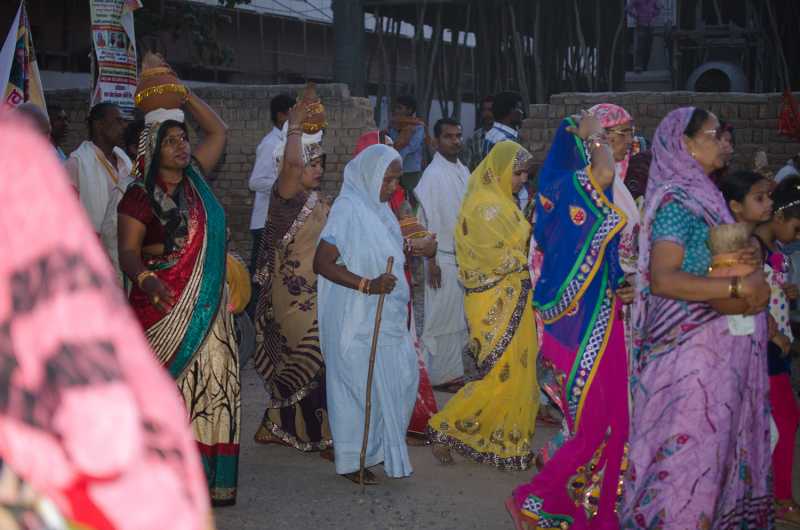 Women In A Procession | Vrindavan